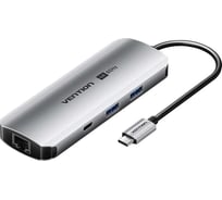 Мультифункциональный хаб VENTION USB Type C 9 в 1 TQMHB