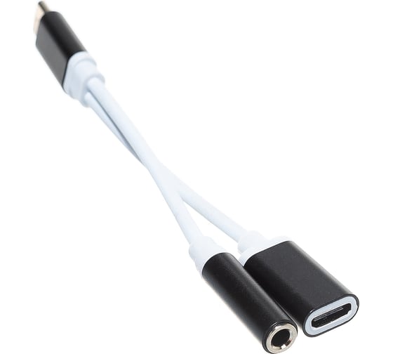 Переходник Cablexpert, USB Type-C/Jack3.5, F+, черный блистер, CCA-UC3.5F-02