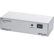Разветвитель VGA Cablexpert GVS124 HD15F/4x15F 1 компьютер - 4 монитора каскадируемый