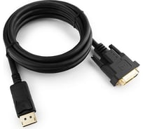 Кабель DisplayPort-DVI Cablexpert, 1.8м, 20M/25M, черный, экранированный, пакет, CC-DPM-DVIM-6 16206421