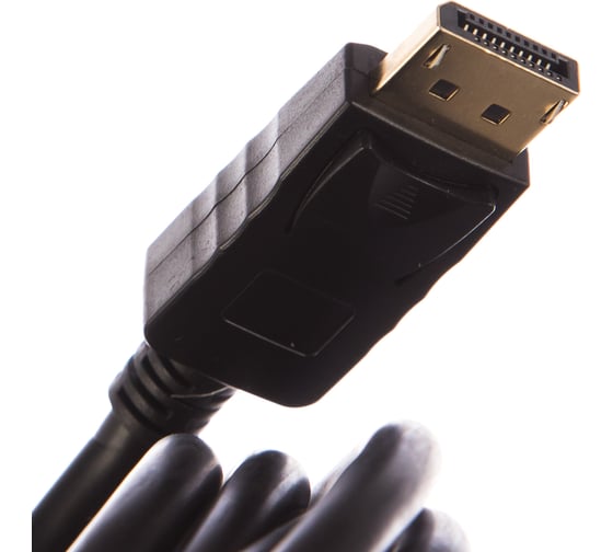 Кабель DisplayPort-DVI Cablexpert, 1.8м, 20M/25M, черный, экранированный, пакет, CC-DPM-DVIM-6