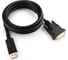Кабель DisplayPort-DVI Cablexpert, 1.8м, 20M/25M, черный, экранированный, пакет, CC-DPM-DVIM-6 1
