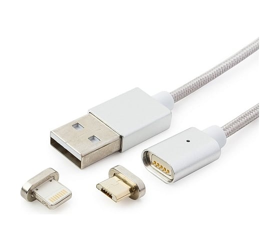Кабель Cablexpert, магнитный, USB 2.0, CC-USB2-AMLM3-1M