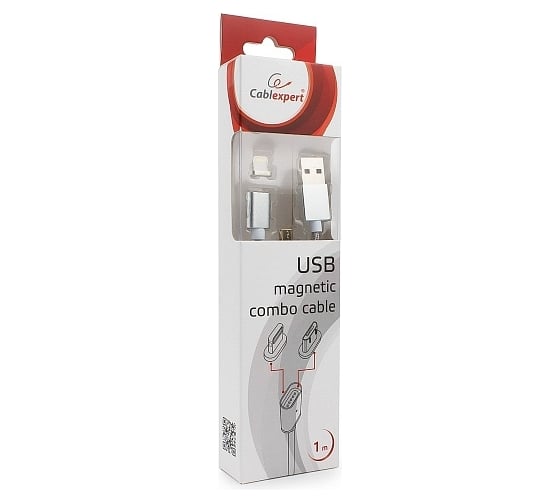 Кабель Cablexpert, магнитный, USB 2.0, CC-USB2-AMLM3-1M