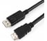 Кабель Cablexpert, DisplayPort-HDMI, 1м, 20M/19M, черный, экранированный, пакет, CC-DP-HDMI-1M 2