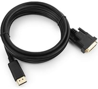 Кабель Cablexpert, DisplayPort-DVI, 3м, 20M/25M, черный, экранированный, пакет, CC-DPM-DVIM-3M 16206391