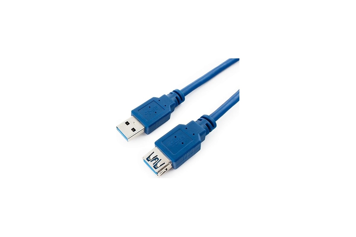 Кабель USB3.0 Pro Cablexpert, удлинитель, AM/AF, 3м, экранированный, синий,  пакет, CCP-USB3-AMAF-10 - выгодная цена, отзывы, характеристики, фото -  купить в Москве и РФ