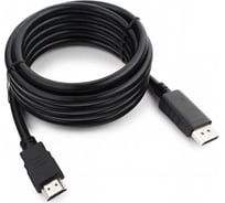 Кабель Cablexpert, DisplayPort-HDMI, 3м, 20M/19M, черный, экранированный, пакет, CC-DP-HDMI-3M 16206387