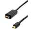 Кабель Cablexpert, mDP-HDMI, 20M/19M, 1.8м, черный, позолоченные разъемы, пакет, CC-mDP-HDMI-6 2
