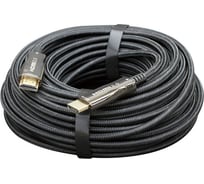 Активный оптический кабель Cablexpert Premium Series, HDMI v2.0, 19M/19M, позол.разъемы, экран AOC CCBP-HDMI-AOC-100M