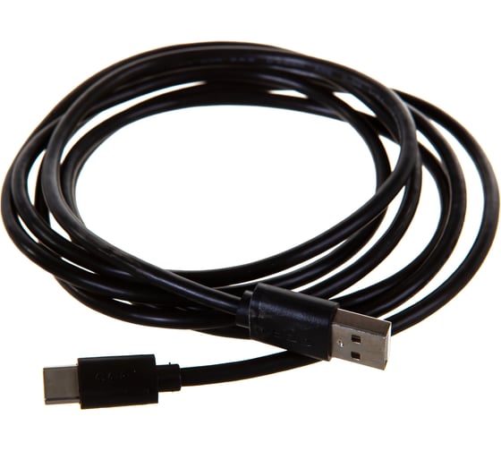 Кабель для зарядки телефона GCR TypeC, 1.8m, черный UC1AM-BB2S-1.8m