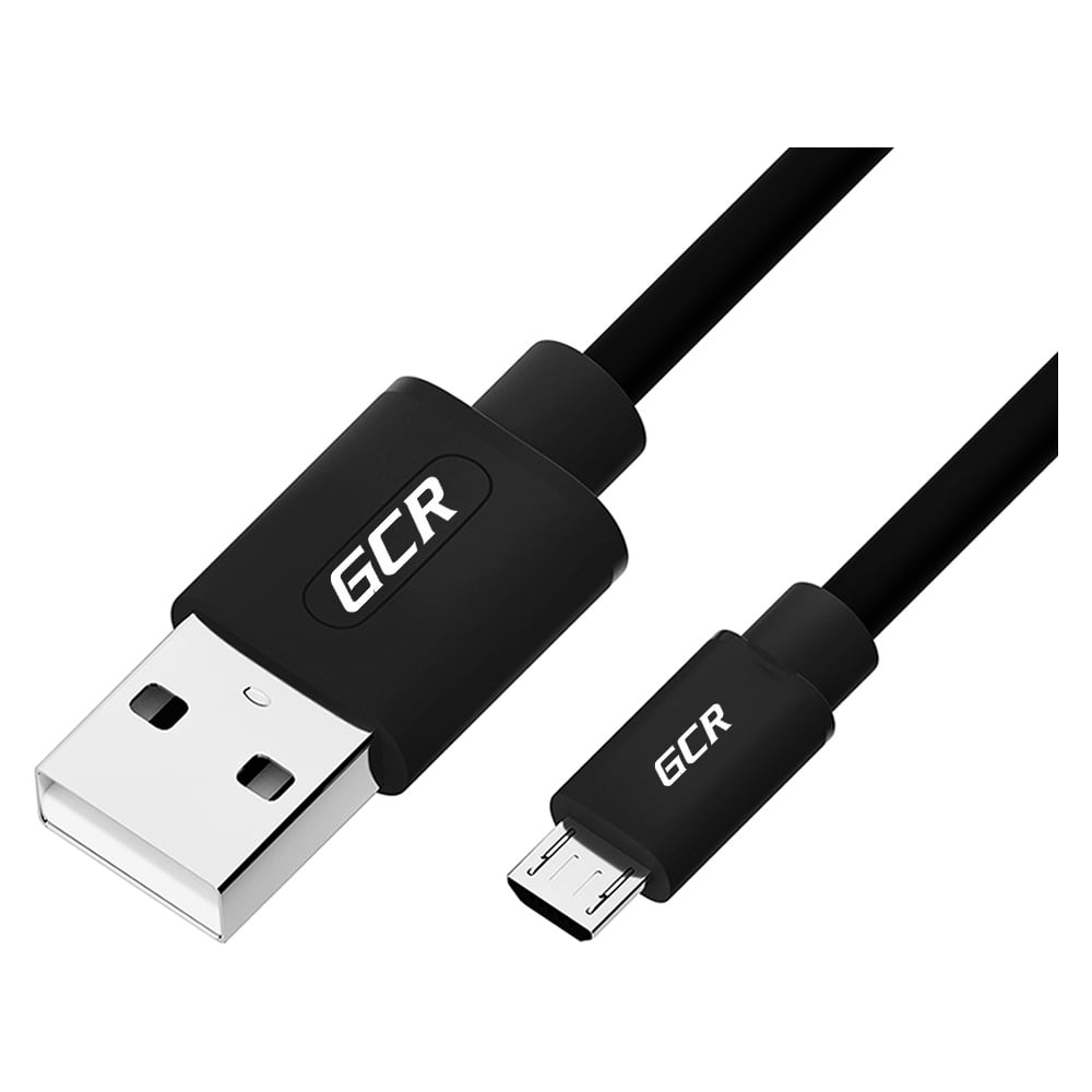 Усиленный кабель GCR для зарядки телефона, microUSB, 0.5m, черный ...