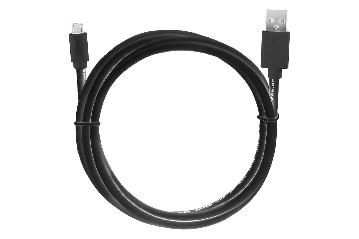 Усиленный кабель GCR для зарядки телефона, microUSB, 0.5m, черный  UA2MCB1-BD2S-0.5m - выгодная цена, отзывы, характеристики, фото - купить в  Москве и РФ