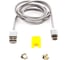 Магнитный кабель Cablexpert USB 2.0 AM - Type C/micro B/M 5P/Lighting, 1м CC-USB2-AMLM31-1M 2