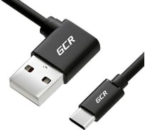 Угловой кабель GCR для зарядки повербанка, TypeC, 0.15m, черный 51542