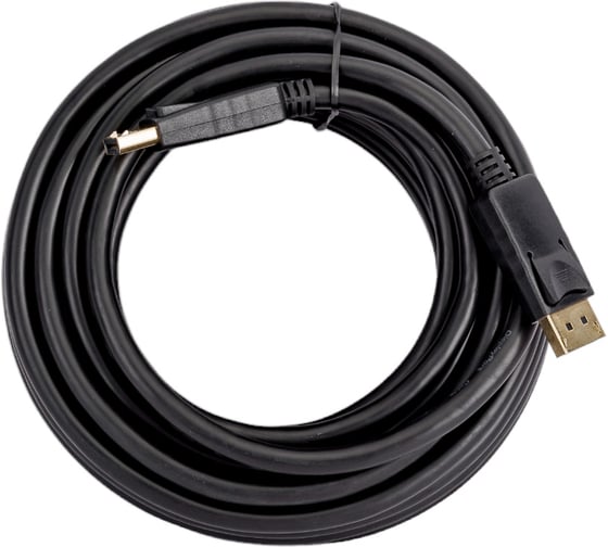 Кабель Cablexpert DisplayPort 20M/20M, v1.2, 10м, черный, экран, пакет CC-DP2-10M