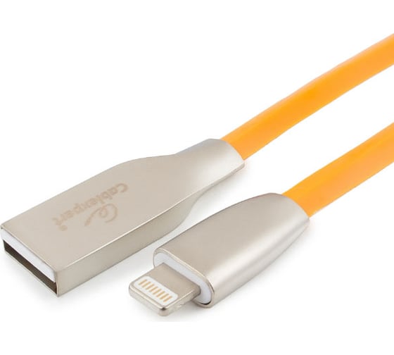 Кабель для Apple Cablexpert AM/Lightning, длина 1м, оранжевый CC-G-APUSB01O-1M