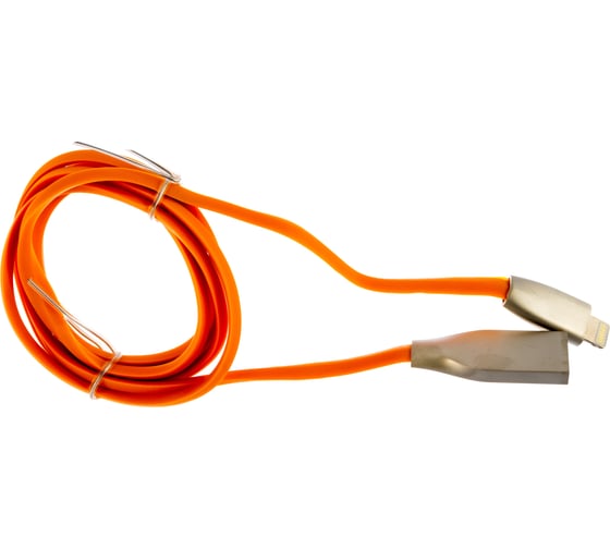 Кабель для Apple Cablexpert AM/Lightning, длина 1м, оранжевый CC-G-APUSB01O-1M 1