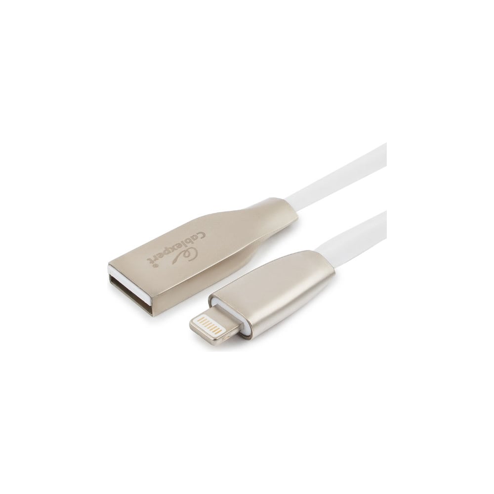 Кабель для Apple Cablexpert AM/Lightning, длина 0.5м, белый  CC-G-APUSB01W-0.5M - выгодная цена, отзывы, характеристики, фото - купить в  Москве и РФ