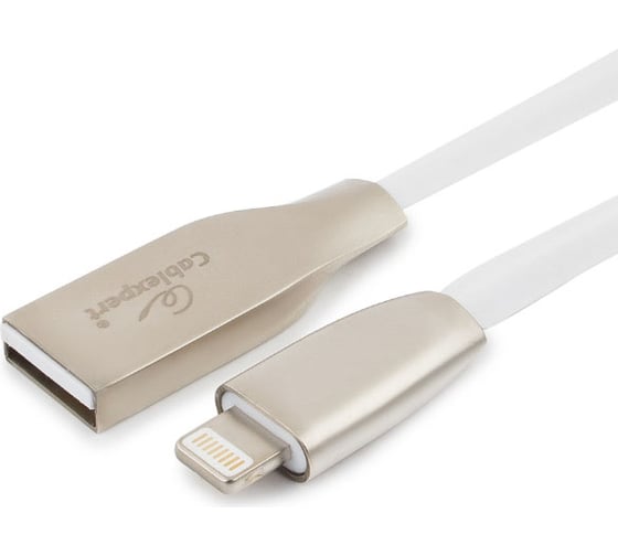 Кабель для Apple Cablexpert AM/Lightning, длина 1.8м, белый CC-G-APUSB01W-1.8M