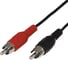 Шнур REXANT 2 RCA - 2 RCA, длина 7 метров, черный 17-0107 1