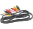 Шнур REXANT 4RCA-4RCA, 1 м, черный 17-0301 5