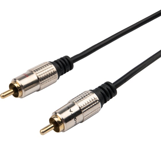 Шнур REXANT Стерео 3,5 мм - 2RCA, 1,5 м, Gold-металл 17-4222