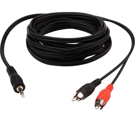 Шнур REXANT Стерео 3,5 мм - 2RCA, 3 м 17-4204