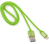 Кабель для Apple Cablexpert AM/Lightning, длина 1м, зеленый CC-S-APUSB01Gn-1M