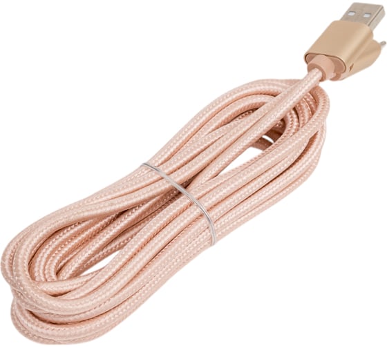 Кабель для Apple Cablexpert AM/Lightning, длина 3м, золотой CC-U-APUSB02Gd-3M