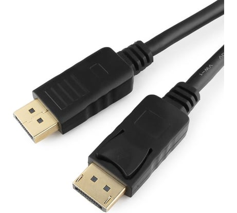 Кабель Cablexpert DisplayPort v1.3, 20M/20M, 2м, черный, экран, пакет CC-DP3-2M