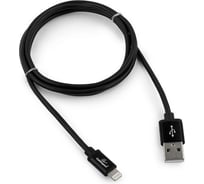 Кабель для Apple Cablexpert AM/Lightning, длина 1м, черный CC-S-APUSB01Bk-1M