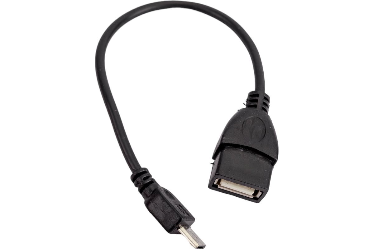 Кабель OTG USB – micro USB с дополнительным питанием micro USB