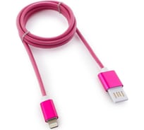 Кабель Cablexpert USB 2.0 AM/Lightning 8P, 1м, мультиразъем USB A, розовый металлик CCB-ApUSBr1m