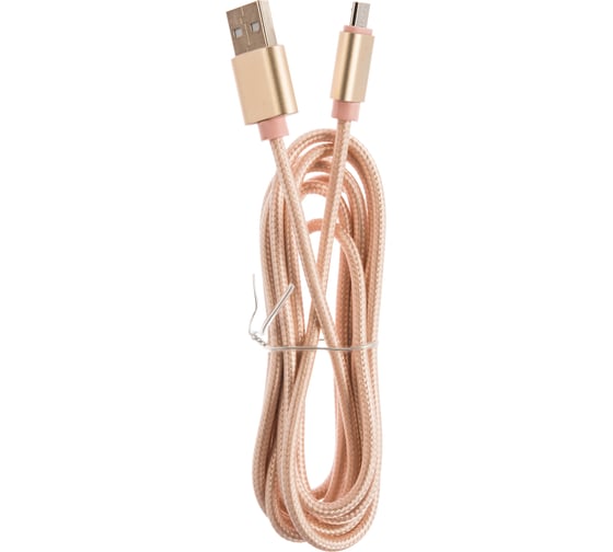 Кабель Cablexpert серия Ultra USB 2.0 AM/micro-B, длина 1.8м, золотой, блистер CC-U-mUSB01Gd-1.8M