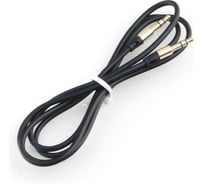 Аудио кабель Cablexpert Jack 3.5(M)/Jack 3.5(M), Mobile, 1м, черный, коробка CCAB-01-35MM-1MB