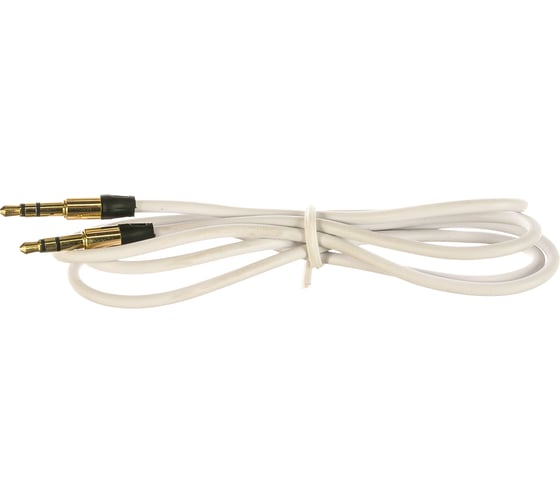 Аудио кабель Cablexpert Jack 3.5(M)/Jack 3.5(M), Mobile, 1м, белый, коробка CCAB-01-35MM-1MW
