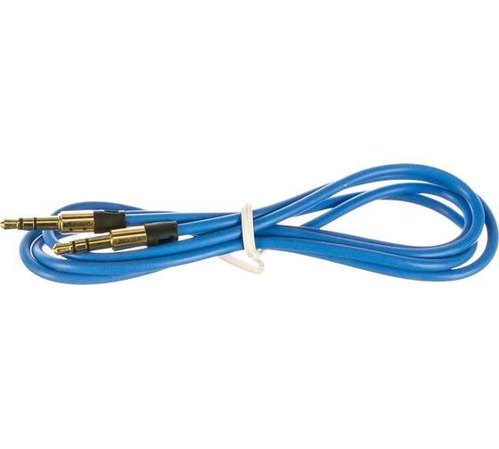 Аудио кабель Cablexpert Jack 3.5(M)/Jack 3.5(M), Mobile, 1м, синий, коробка CCAB-01-35MM-1MU