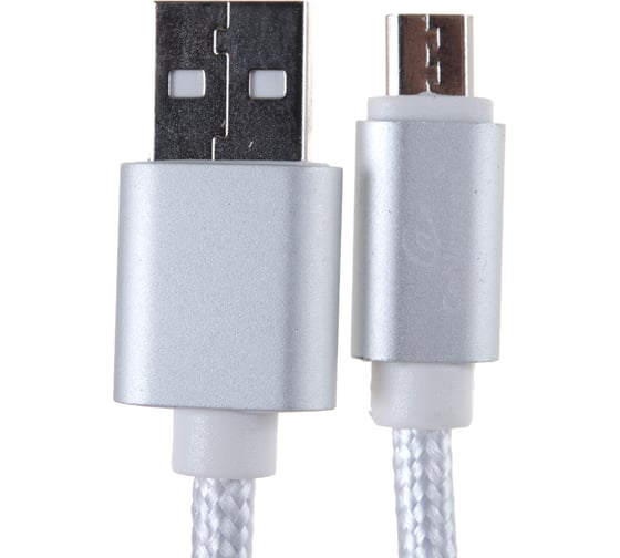 Кабель Cablexpert серия Ultra, USB 2.0 AM/microB, длина 3м, серебристый, блистер CC-U-mUSB02S-3M
