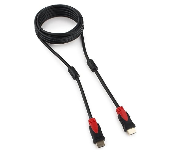 Кабель Cablexpert, HDMI, серия Silver, длина 3 м, v1.4 M/M, позолоченные разъемы, ферритовые кольца, коробка, CC-S-HDMI03-3M