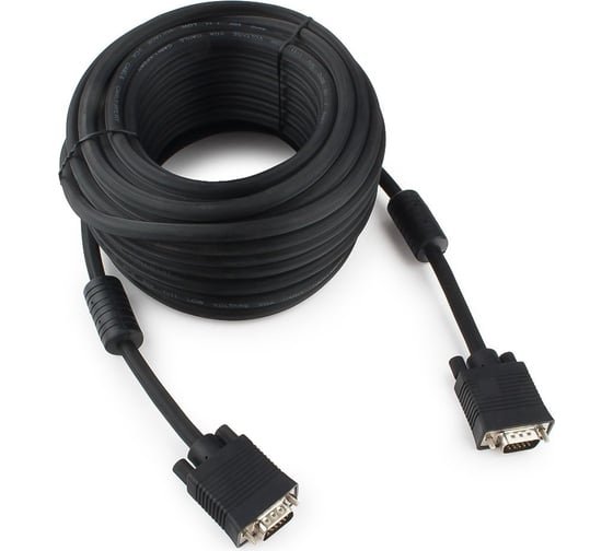 Кабель Cablexpert VGA Premium 15M/15M, 15 м, черный, CC-PPVGA-15M-B