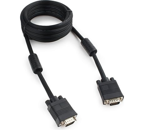 Кабель Cablexpert VGA Premium 15M/15M, 3.0 м, черный, CC-PPVGA-10-B