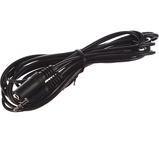 Аудио кабель-удлинитель Cablexpert Jack 3.5(M)/Jack 3.5(F), 3м, черный, пакет CCA-423-3M