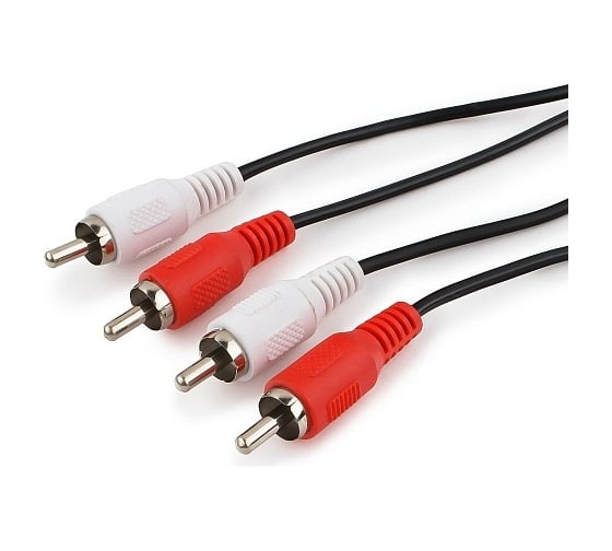Аудио кабель Cablexpert 2xRCA / 2xRCA, 7.5 м, CCA-2R2R-7.5M