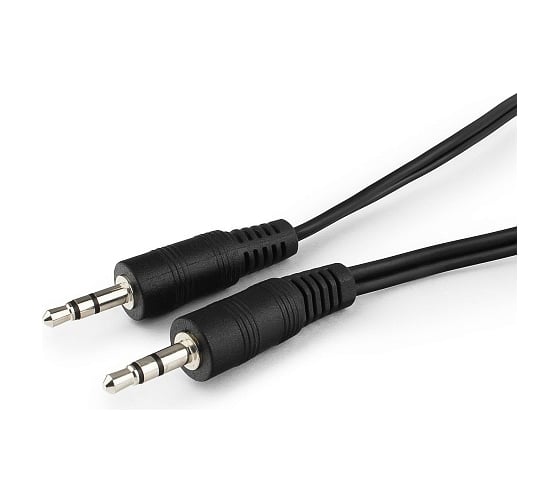 Аудио кабель Cablexpert Jack 3.5(M)/Jack 3.5(M), 3pin, 3м, черный, пакет CCA-404-3M