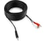 Аудио кабель Cablexpert Jack 3.5(M)/2xRCA, 15м, черный, пакет CCA-458-15M 1