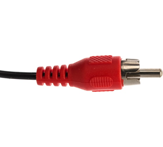 Аудио кабель Cablexpert Jack 3.5(M)/2xRCA, 5м, черный, пакет CCA-458-5M