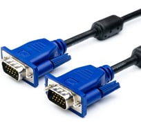 Кабель интерфейсный Filum VGA 1.8 м., черный, разъемы: VGA male-VGA male, пакет FL-C-VGAM-VGAM-1.8M