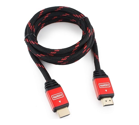 Кабель Cablexpert HDMI 1.8 м, v1.4 M/M, красный CC-G-HDMI02-1.8M