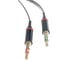 Аудио кабель Cablexpert Jack 3.5 4pin(F)/2х Jack 3.5(M), науш.и микроф, 0.2м. черн, кор CCAB-02-35F2M-0.2MB 3